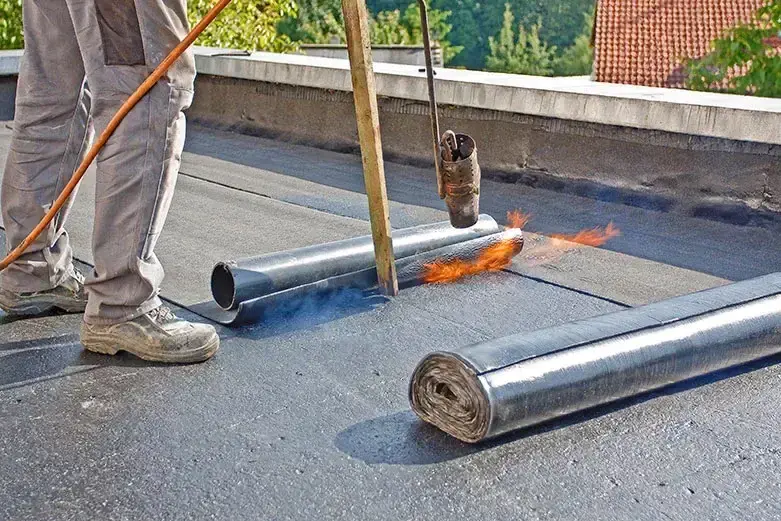 Termofusión de manto - foto real de impermeabilización Imperblock